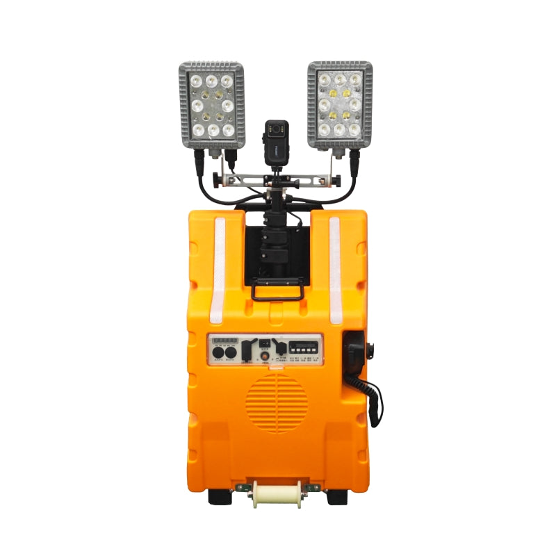 MAXKAS MKS892 60W Multifunction Portable LED Lighting System with Camera & Warning Light