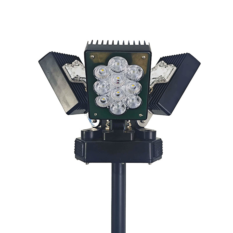 MAXKAS MKS891 120W Portable 360° LED Mobile Lighting System with Warning Light