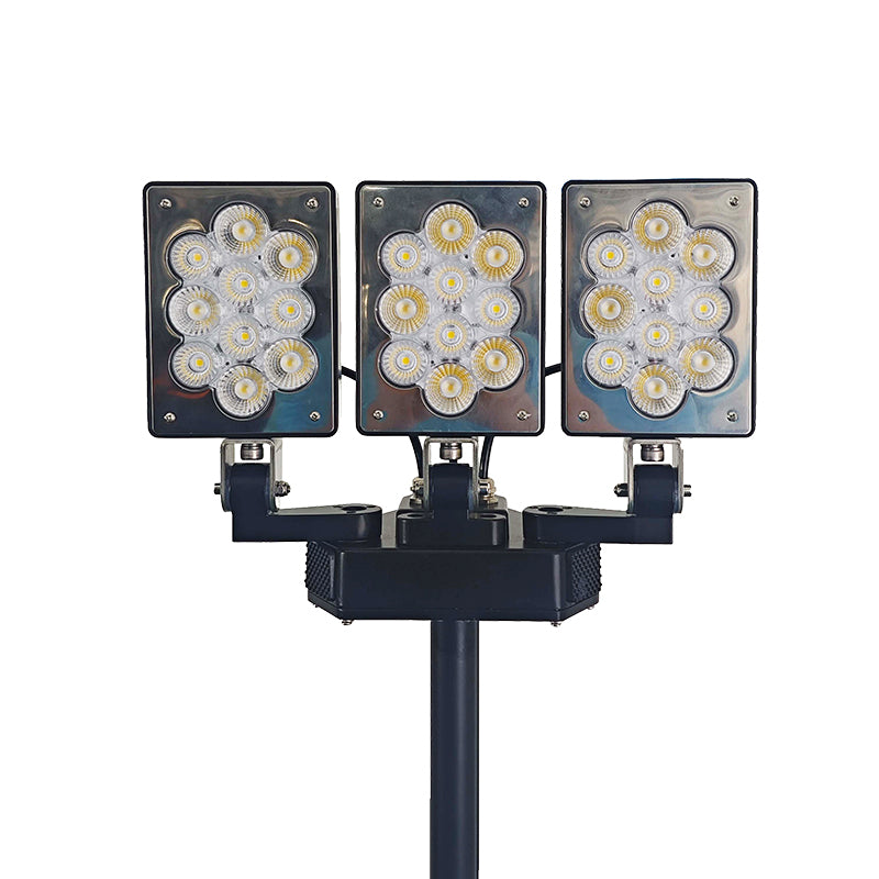 MAXKAS MKS891 120W Portable 360° LED Mobile Lighting System with Warning Light