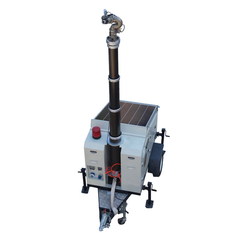 Fire fighting water mast