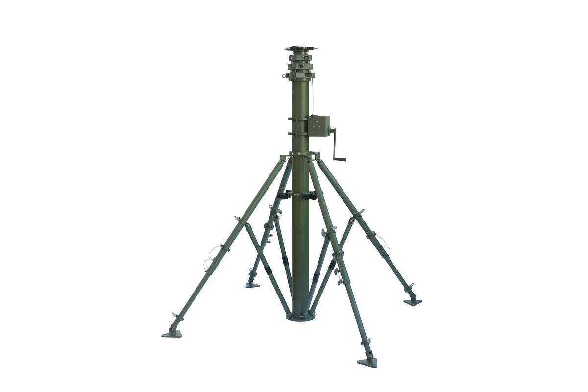 5mtr manual winch telescopic mast