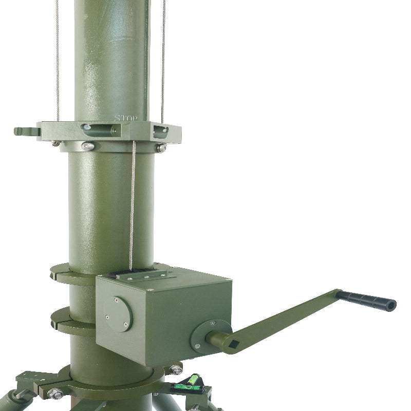 5mtr manual winch telescopic mast