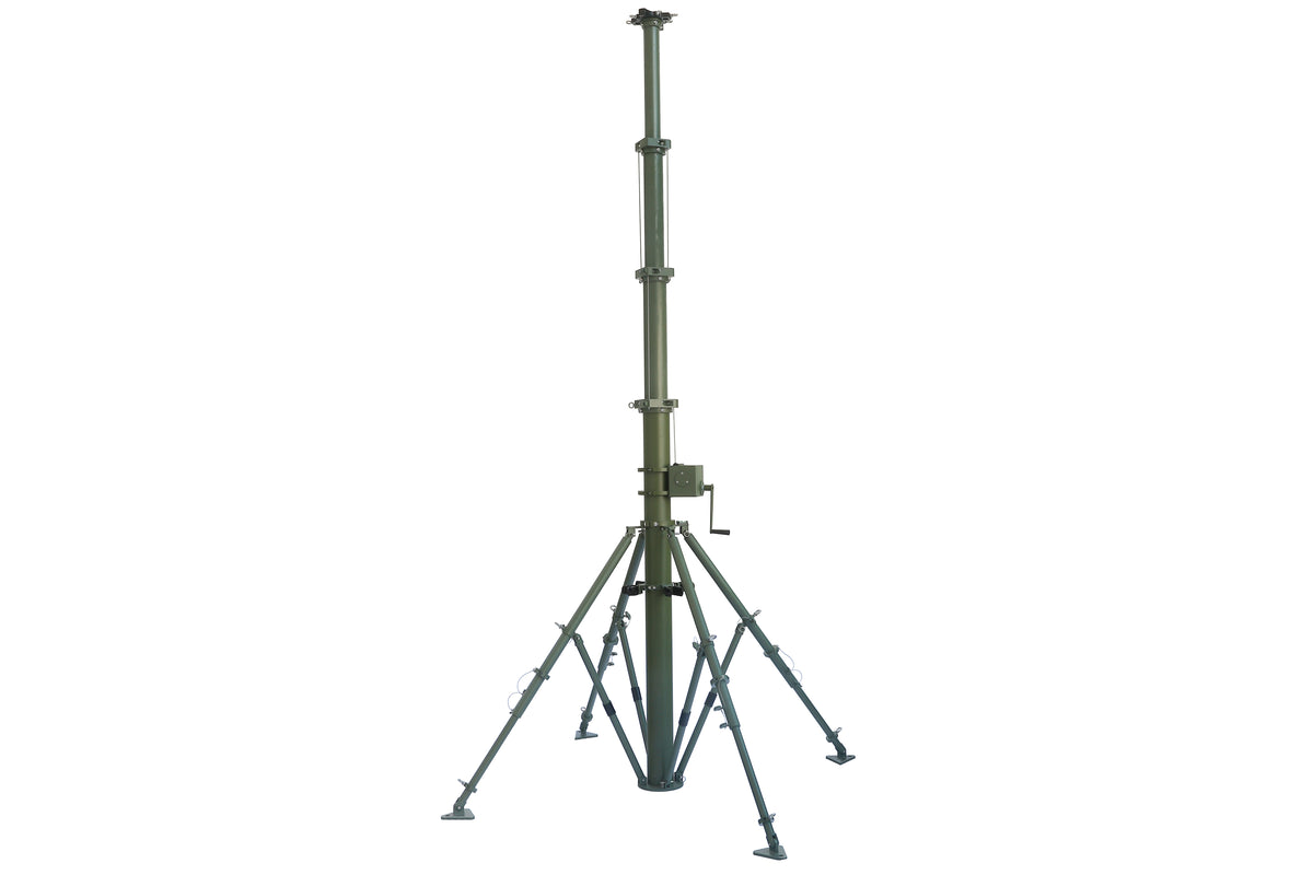 5mtr manual winch telescopic mast